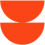 orange semi-circle graphic