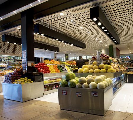 Fruit & Veg section of supermarket